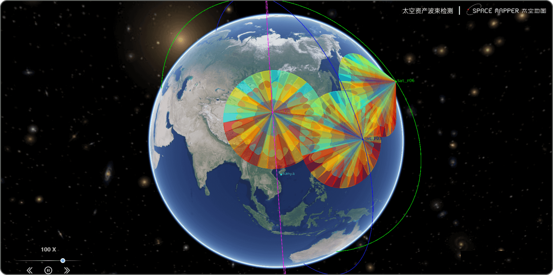 太空资产波束检测