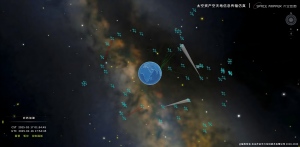太空资产空天地信息传输仿真